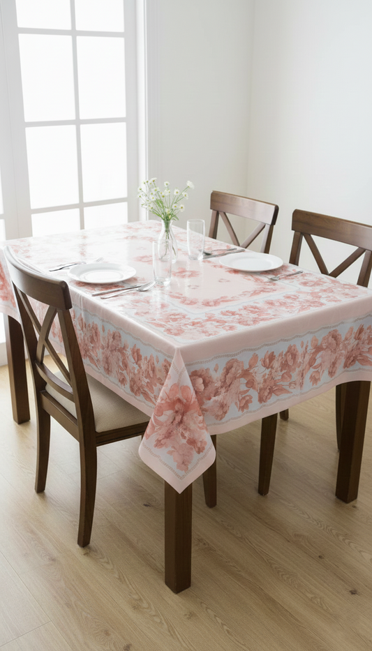 Brown Plastic Dining Mat – Stain-Resistant & Stylish Table Cover